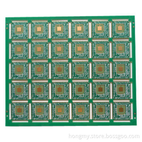 Double-sided PCB with FR4 Material, Immersion Gold, 1oz Copper and 1.6mm Finished Board Thickness